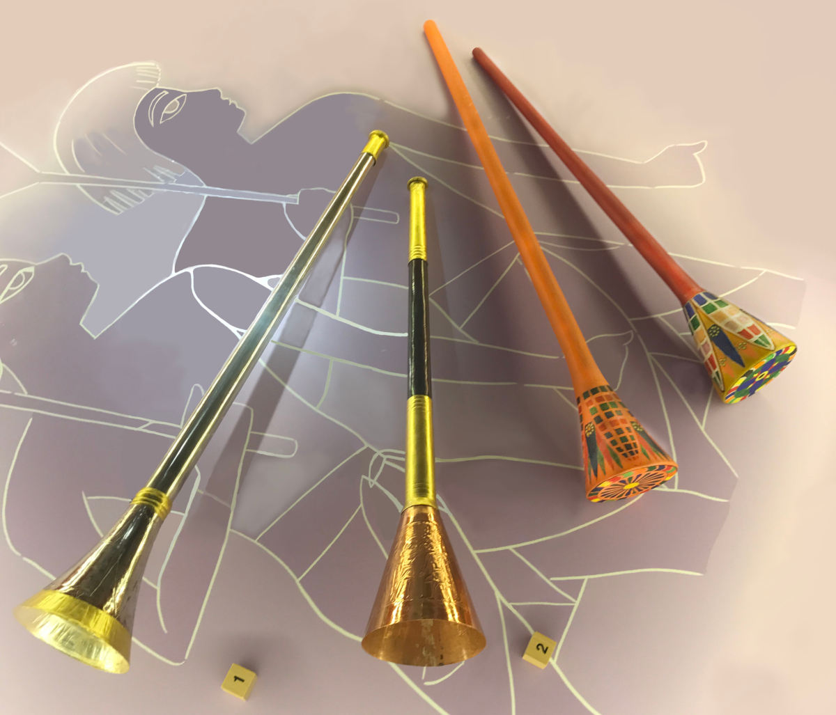 What were the two Tutankhamun Trumpets?